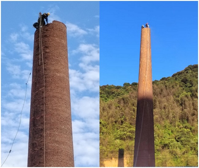 牡丹江烟囱拆除：专业公司的选择与环保使命